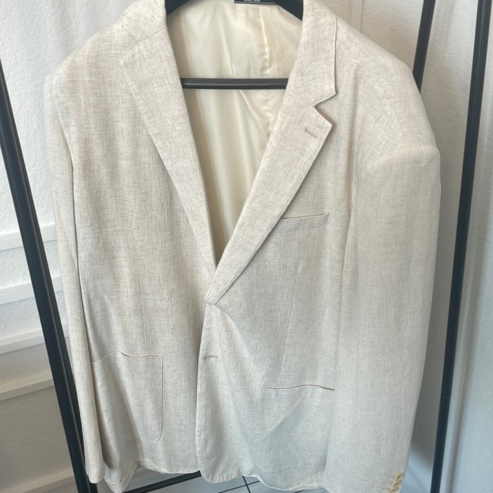Cream Colored Suit Jacket